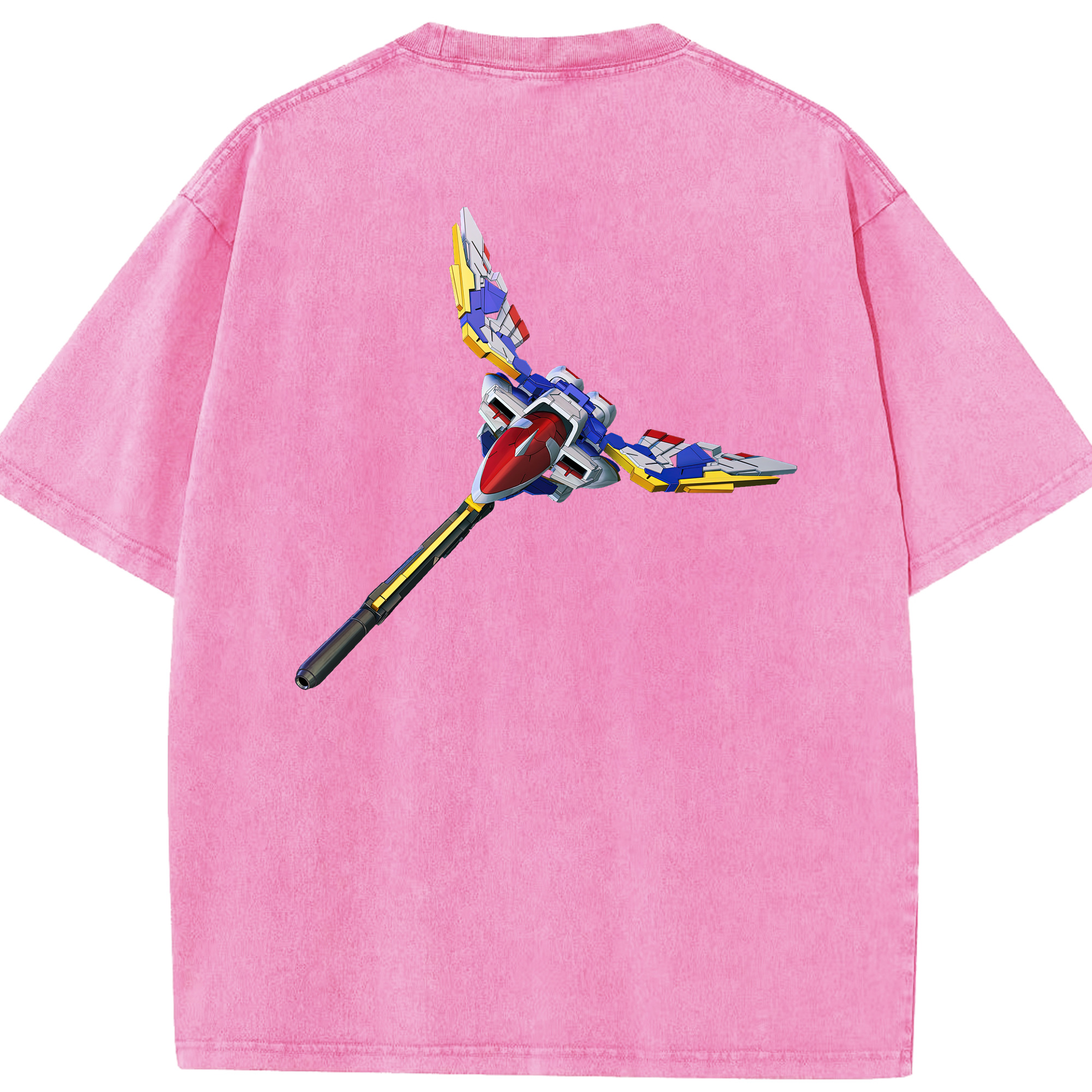 （画像用） 機動戦士ガンダム Mobile Suit Gundam 綿100% ヴィンテージ風 半袖Tシャツ（背面プリント）